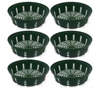 Zeroupshop 6 Pcs Plastic Plant Baskets For Flower Bulbs, Lightweight Openwork Design Flower Bulb Growing Trays For Outdoor Garden Planting And Home Floral Arrangements, 26x22x6.5 CM
