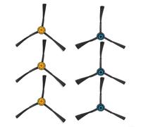 Zeroupshop 6 PCS Side Brushes For Midea M7, M7 Pro Robot Vacuum Cleaner Replacement Parts For Deep Cleaning For Corners And Edges