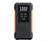 Zeroupshop 6000 A Car Jump Starter and Tire Inflator for COMBO, 150 PSI Portable Air Compressor, with 6000 mAh Battery, LCD Display, LED Light, Type-C Charging for 12 V Vehicles,