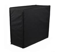 Zeroupshop 600D Oxford Cloth Computer Dust Cover With PVC Lamination Seamless Zippered Back Entry Wide Fit 50X21x46cm Black For Desktop PC Tower Office Home Gaming Use 1Pc(50 * 21 * 46cm)