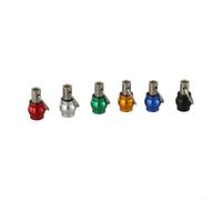 Zeroupshop 6pcs 1/4 Hex Bit Holder Keychain Steel Portable