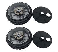 Zeroupshop 8-Inches Lawn Mower Drive Wheels with Inner Dust Covers, Replace 580365301/581840401, Compatible with for CRAFTSMAN for POULAN/HU700AWD LC221A Walk-Behind Mowers(4pcs)