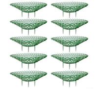 Zeroupshop Adjustable Strawberry Growing Racks Plant Growing Frame For Greenhouse Strawberry Potted Plants For Keeping Plants Clean And Non-Rotten(Green 10pcs)