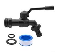 Zeroupshop All-Copper 3/4 Inch Outdoor Faucet Ball Valve Freeze-Proof Heat-Resistant Garden Hose Connector Leak-Proof Sealing Mechanism 4 Styles Available(3/4x3/4in)