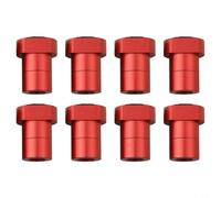 Zeroupshop Aluminium Alloy Bench Dogs Woodworking Table Clamps Hold Down Device with Square Head for Router Table Milling Cutting 19/20 mm Dog Hole 8 Pack(20MM red)