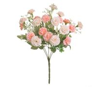 Zeroupshop Artificial Silk Flowers Fake Single Stem Bouquet Vibrant Lilac Hydrangea, for Wedding Party DIY Decorations Centerpiece Aisle A(Beige)