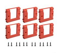 Zeroupshop Battery Holder Wall Mount For Einhell Power X-Change 18V Batteries, 6 Pack Battery Dock Holder, Space-Saving Storage Rack For Workshop, Garage, Construction Site