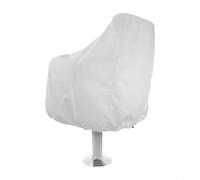 Zeroupshop Boat Seat Cover 210D Oxford Waterproof Protective Shield for Yacht Ship Captain Chair, Anti-UV Droppings, Foldable Storage, 56x61x64 cm(65x65x120CM)