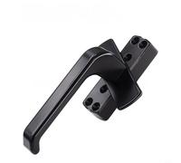 Zeroupshop Bow Handle for Aluminum Alloy and Doors, Internal External Opening Hardware with Baked Enamel Finish, Ergonomic Grip, Rust Proof, 13.2x6.6cm,(Black)