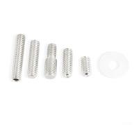 Zeroupshop Bow Stabilizer Counterweight Kits Balance Weight System 280 g With 4 Adjustable Weights and Mounting Screws for Compound Recurve Bows(Silver)