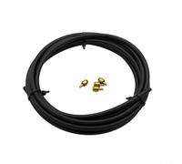 Zeroupshop Brake Hose Kit for Hayes Stroker Dominion for A2 for A4 for Prime Comp, Rubber Replacement for Line Tube with Oil Needles, Black