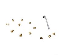 Zeroupshop Brass Orifice Conversion Kit 12 Piece Safe Install | Fits for kenmore for electrolux for crosley, wide compatibility, seamless upgrade, kitchen essential