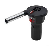 Zeroupshop Camping Electric Air Blower Portable for Picnic | Powerful airflow, fast fire ignition, reduces smoke, for ideal for charcoal grills, campfires