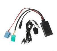 Zeroupshop Car Audio Bluetooth-compatible 5.0 Adapter With Microphone AUX Input Cable For Renault Models 2005-2011 Wireless Music Streaming Interior Accessory