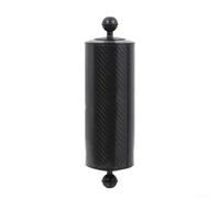 Zeroupshop Carbon Fiber Diving Dual Ball Buoyancy Extension Rod for Underwater Photography, 5/8 / 10 Inch Lengths, 1 Inch Standard Ball Head(10 inches)