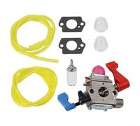 Zeroupshop Carburettor Replacement Kit for For Leaf Blower BV1650LE B1750 B1750LE WT-606 WT-784 with Gaskets Filter Lines Ignition Capsules Steel Construction For