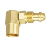 Zeroupshop CGA 032 Nut NIP-032 90 Degrees Elbow Brass Argon Connector, for TIG MIG Welder Gas Hose Adapter, Right Angle Fitting Industrial Welding Equipments