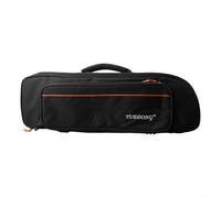 Zeroupshop Classical Trumpet Instrument Bag, 57 X 17 X 13 Cm Brass Instrument Soft Trumpet Backpack With Adjustable Strap