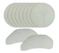 Zeroupshop Cloth Dryer Filter Replacement Kit, White Fiber and Filter Cotton Exhaust and Air Intake Filters, Compatible with Sonya SYD-40E SYD-60E, Panda PAN40SF PAN725SF PAN760SF(10 PACK)