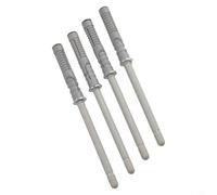 Zeroupshop Concealed Floating Shelf Brackets Heavy Duty for Invisible Wall Mount Support Kit for DIY Bookshelf Display Ø8x100mm Grey 4 or 10 Pack(4pcs)