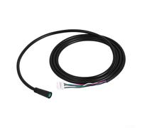 Zeroupshop Controller Dashboard Cable, for Xiaomi 3 Lite Electric Scooter, High-Temperature Resistant Data Line Wire, Flexible Installation, Black, 118.7cm