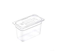 Zeroupshop Cooking Container for Sous Vide PC Material with Lid and Ergonomic Handle, Compatible with Devices Featuring 60 mm Base Diameter, Transparent Design(6L)