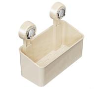 Zeroupshop Corner Shower Rack with Strong Suction Cup, Wall-Mounted Storage Basket for Bathroom Organizer, Fast-Drying Shelf for Shampoo and Towels, No Drill Install,(1 Pc)