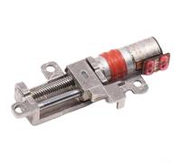 Zeroupshop DC5V Tiny 5mm Stepper Motor with Planetary Gearbox, 2-Phase 4-Wire Linear Actuator, Metal Slider Block for Camera Lift Mechanism, Silver(B)