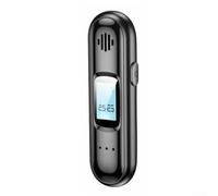 zeroupshop Digital Breathalyzer Professional Grade Electrochemical Sensor for Accurate Testing - Automatic Non-Contact Detector with Fast Results for Drivers UK Certified 28x15x97mm