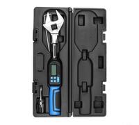 Zeroupshop Digital Torque Wrench 6.8-135 Nm with Ratchet Head, Chrome Vanadium Steels, Visual LED and Audible Alerts, Data Storage, for Automotive and Industrial Use, Blue