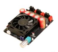 Zeroupshop Dual TPA3255 Audio Board, 600W High Power Pure Power Circuit with Adjustable Preamp Gain, DC 19-51V Wide Voltage Input, MCU Protection, Low Distortion for DIY Speaker(Integrated No)