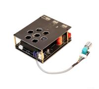 Zeroupshop Dual TPA3255 Audio Board, 600W High Power Pure Power Circuit with Adjustable Preamp Gain, DC 19-51V Wide Voltage Input, MCU Protection, Low Distortion for DIY Speaker(External)