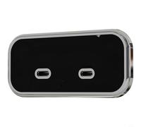 Zeroupshop Dual USB C Car Charger 60 W PD Fast Charging Adapter 30 W+ 30 W,for Laptop Phone Tablet, 12 V-24 V Vehicle Power Supply,for Car Bus RV Motorcycle Boat, Black