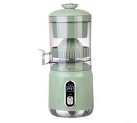 Zeroupshop Electric Citrus Juicer,12000 RPM High Yield Lemon Squeezer with LCD Display,One-Touch Operation for Orange Lime Grapefruit up to 110mm,For Easy Clean Removable(Green)