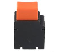 Zeroupshop Electric Drill Trigger Button Switch FA2-61BEK 6A 220V Replacement Part, for Power Tools Hand Drills Black Orange Adjustable Switch