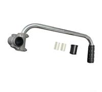 Zeroupshop Ergonomic Grip Aluminum Alloy Lawn String Trimmer Handle Extension C and S Type Adjustable Clamp for Comfortable Posture and Back Relief Compatible with Most Grass Eater Shafts