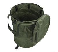 zeroupshop Foldable Camping Waste Bin 34x40cm for durable Fabric Foldable(Is green)