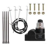 Zeroupshop For 36 Inch Griddle Grill Ignition Kit,with 4 Ceramic Electrode Pins and Push Button Electronic Battery Starter, High Temperature Resistant ABS for Outdoor BBQ Cooking