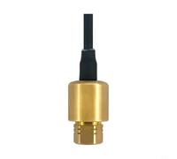 Zeroupshop For Air Conditioning Cooling Pressure Sensor, Heat Pump Transmitter 0.5-4.5V 4-20mA, 304 Stainless Steel Brass, -1 To 50Bar, ≤5mS Response, HVAC Refrigeration(0-46bar)