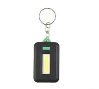 Zeroupshop for MINI LED Keychain Flashlight 3 Modes Bright Portable Torch for Camping Hiking Night Walking Silicone Cover Blue Green Orange Red