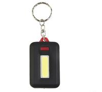 Zeroupshop for MINI LED Keychain Flashlight 3 Modes Bright Portable Torch for Camping Hiking Night Walking Silicone Cover Blue Green Orange Red(Red)