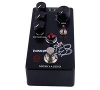Zeroupshop For Mosky King Fuzz Distortion Guitar Effects Pedal, with Volume Filter 4-Mode Selection LM308 OP07DP, for toggle Switch DC9V Power Supply, for Electric Guitar, Black
