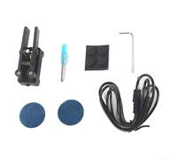 Zeroupshop For QU-7025 Dual-Paddle Automatic Keying CW For Morse Code Key, ABS Magnetic Base Shortwave Radio Keyer With 3.5mm Cable, Accurate Paddles For Amateur Ham Radio DIY