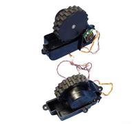 Zeroupshop For WYZE WVCR200S Robot Vacuum Cleaner Replacement Left And Right Main Wheel Set Reliable Plastic Construction Easy Install Enhances Movement Across Multiple Floor Types