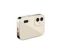 Zeroupshop Full Digital Camera, 4K Triple Camera CCD Film Music Smart Camera, Video Camera Portable for MINI Camera(gold)
