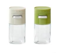 Zeroupshop Glass Salt Dispenser, 2-Pack, 0.5g, Seasoning Jar