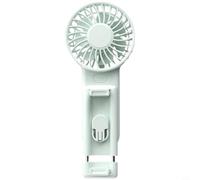 Zeroupshop Handheld Fan with Digital Display, 6000RPM High USB Rechargeable Portable for MINI Fan, 3 Adjustable Speeds Cooling Blower with 360° Rotatable Phone Holder for Travel Outdoor Office,(Green)