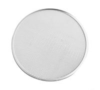 Zeroupshop Heavy Duty Aluminum Pizza Screen, Perforated Mesh Baking Pan for Even Heat, Non-Stick Round Tray for Crispy Crust, Kitchen Oven Plate for Bread and Cake, 9(12 inch)