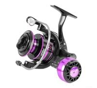 Zeroupshop Heavy Duty Spinning-Fishing Reel with Metal Body Construction 10KG Drag System 5.2:1 Gear Ratio Smooth Operation for All Fishing Styles(HP-2000)