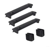 Zeroupshop Heightened Tripod for DJI Lito 1/X1, 2mm Taller ABS Landing Gear Support, Ultra-Light Scratch-Resistant Protective Feet Accessories for Stability, Black Gray Orange 3-Pack(Black)